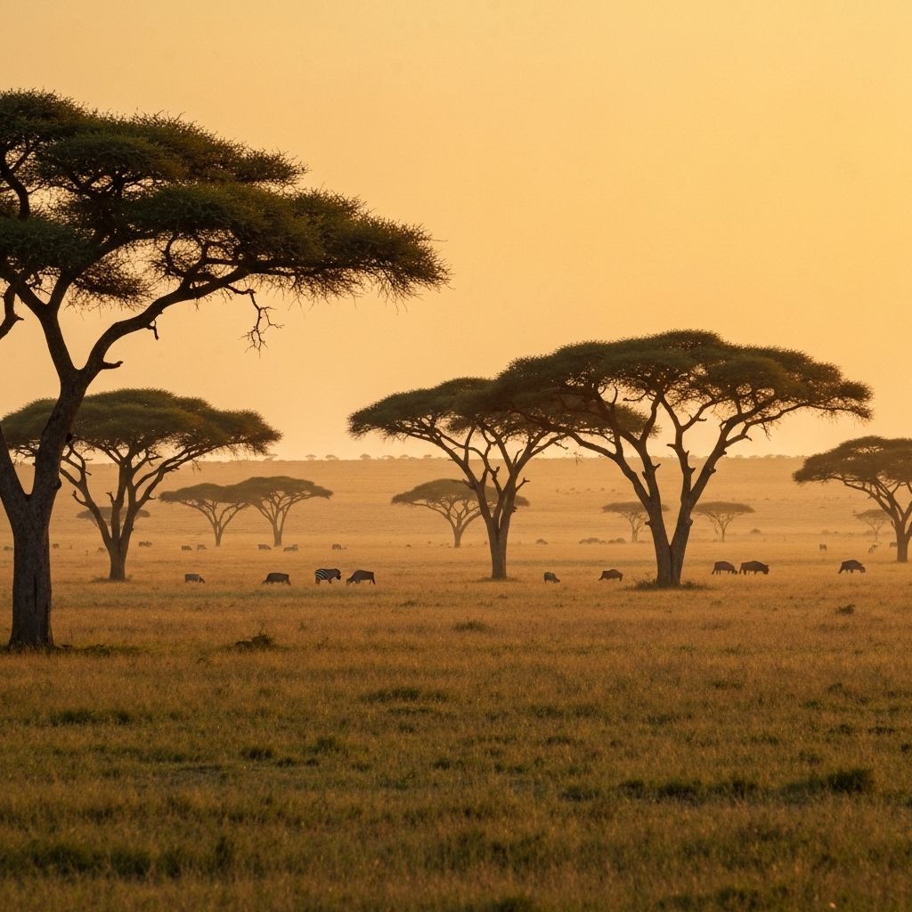 Afrikanische Wildnis-Landschaft